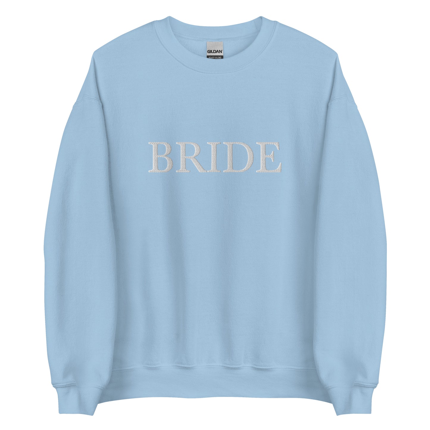 Bride Something Blue Embroidered Sweatshirt