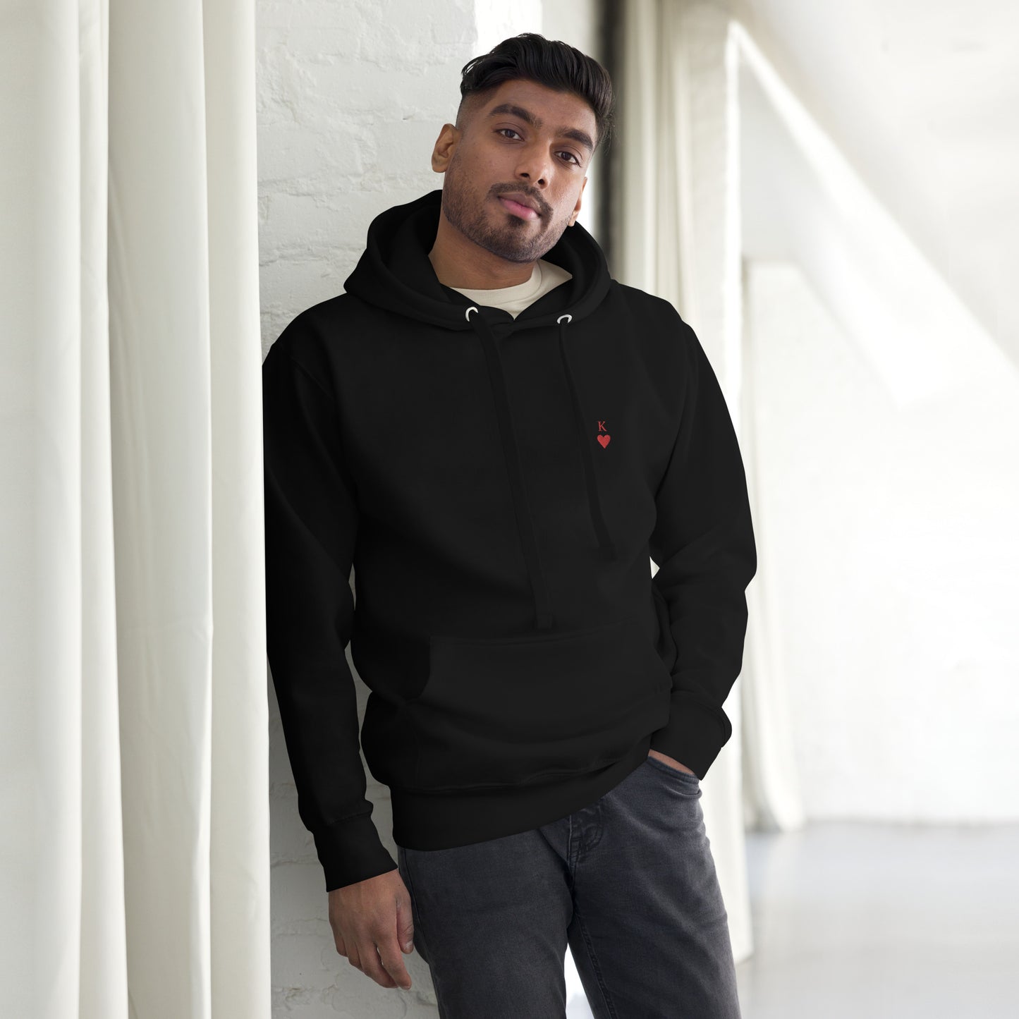 King heart hoodie