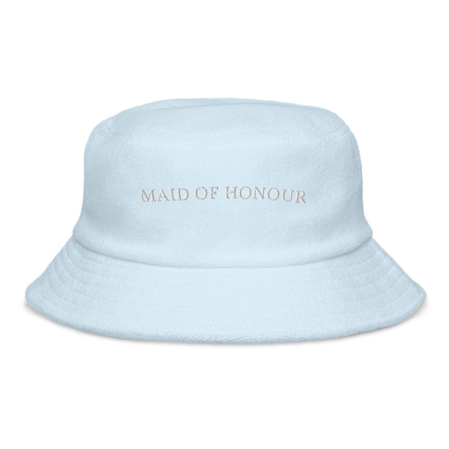 Maid of Honour Fluffy Terrycloth Bucket hat