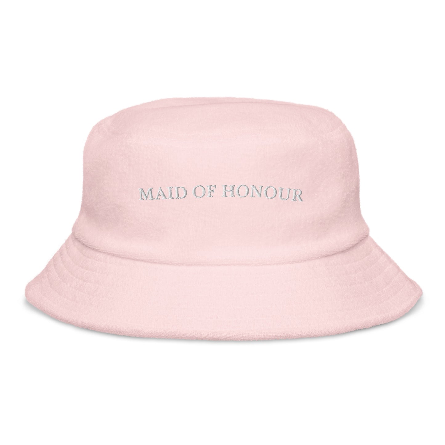 Maid of Honour Fluffy Terrycloth Bucket hat