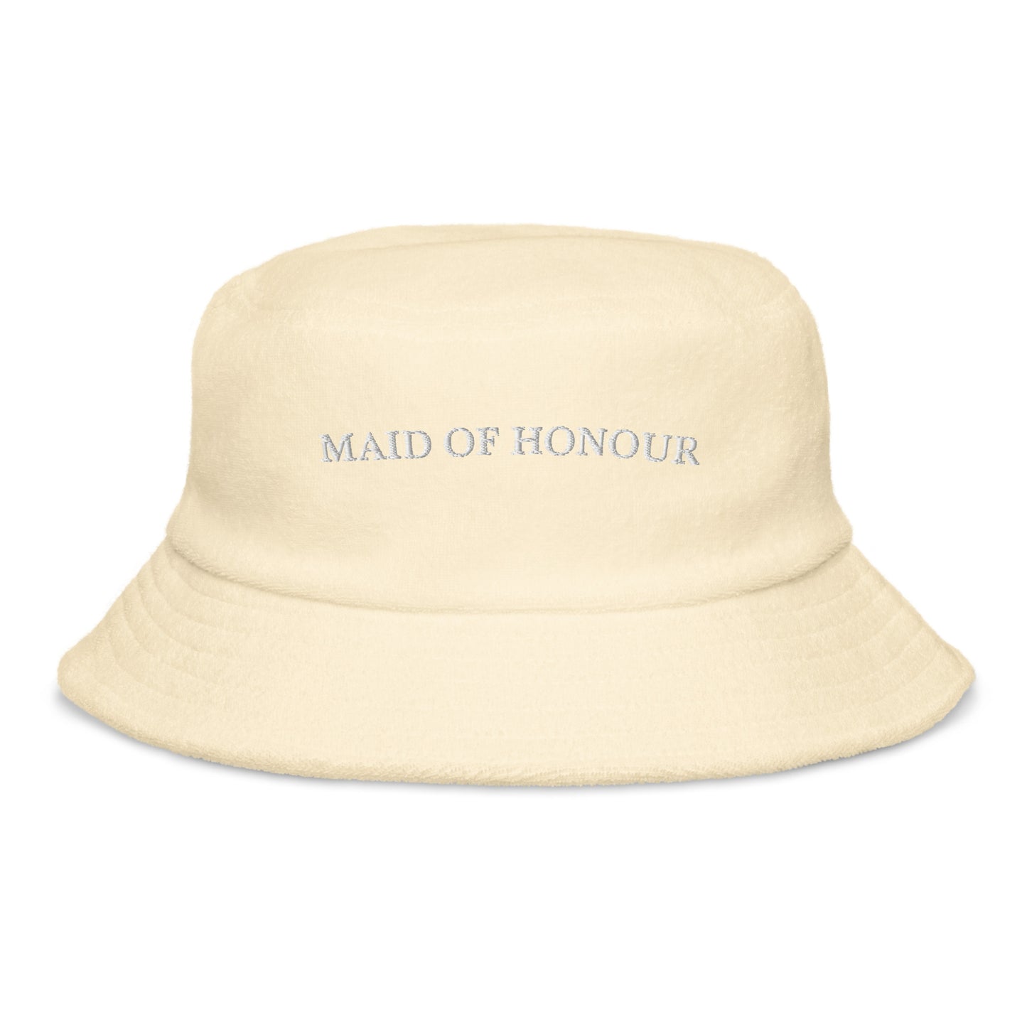 Maid of Honour Fluffy Terrycloth Bucket hat