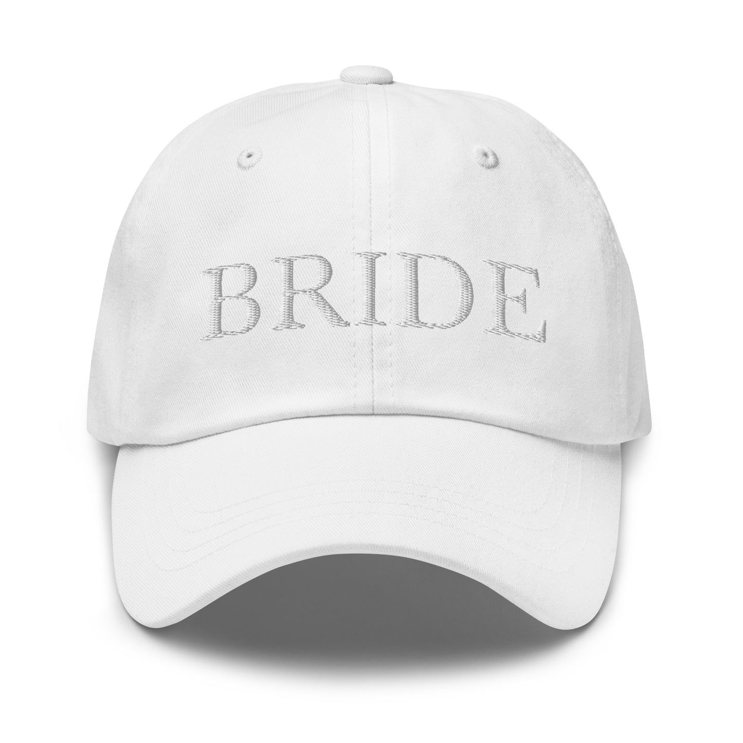 Bride Embroidered Cap in Cloud Nine