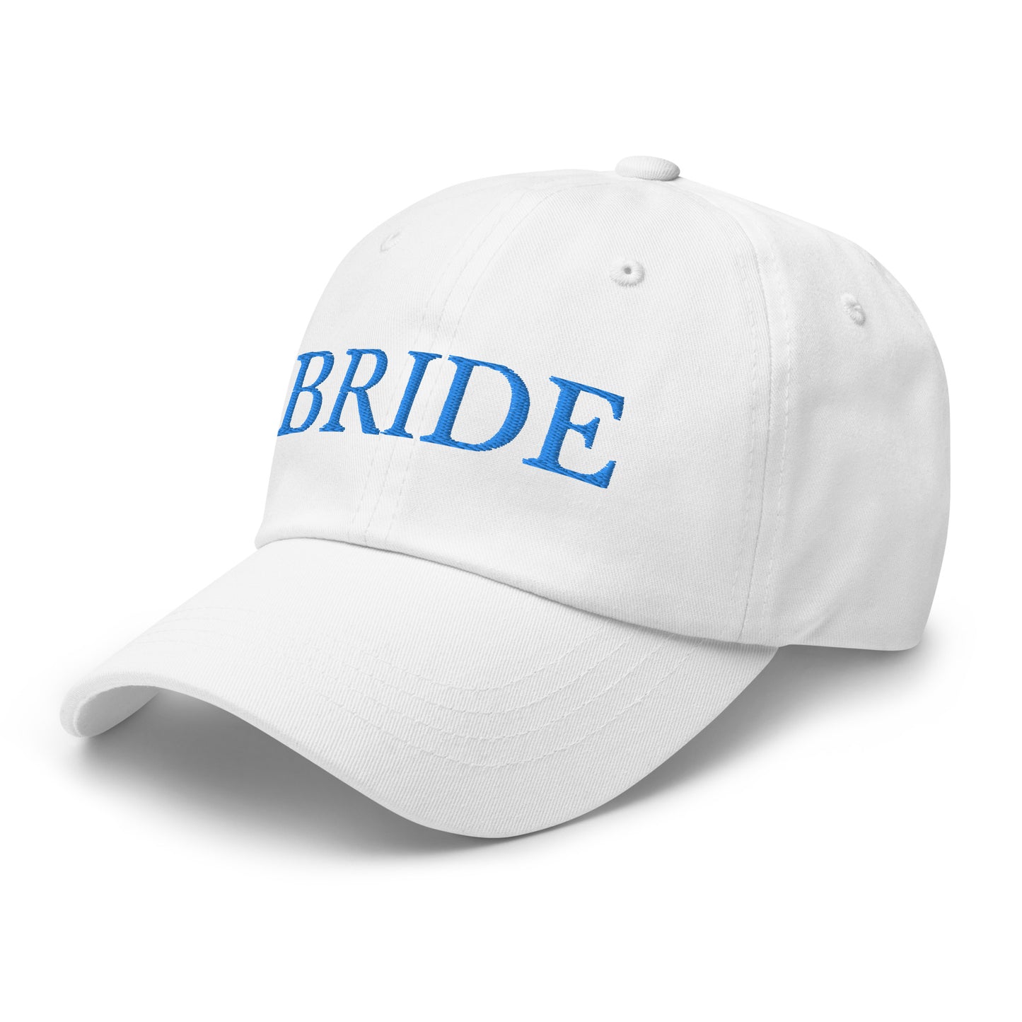 Bride Something Blue Embroidered cap