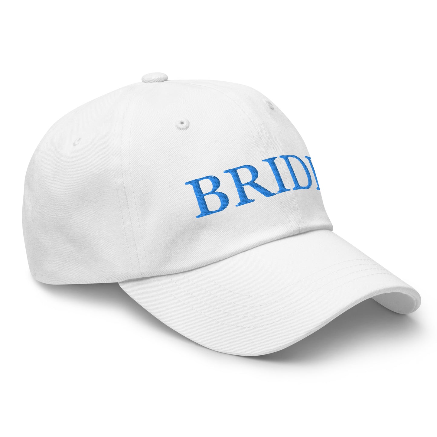 Bride Something Blue Embroidered cap